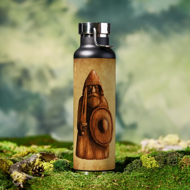 Botella De Agua Rustic Viking (Al aire libre (girado))