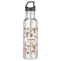 Rustic Wild Mushroom Hand-Illustrated Personalizad