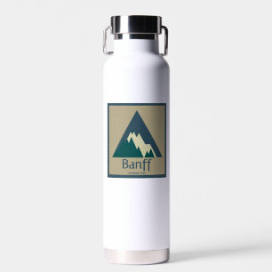 Botella De Agua Rústica del Parque Nacional Banff