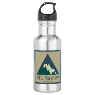 Botella De Agua Rústica del Parque Nacional de Rainier