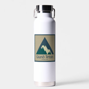 Botella De Agua Rústica del parque nacional del Gran Tetón