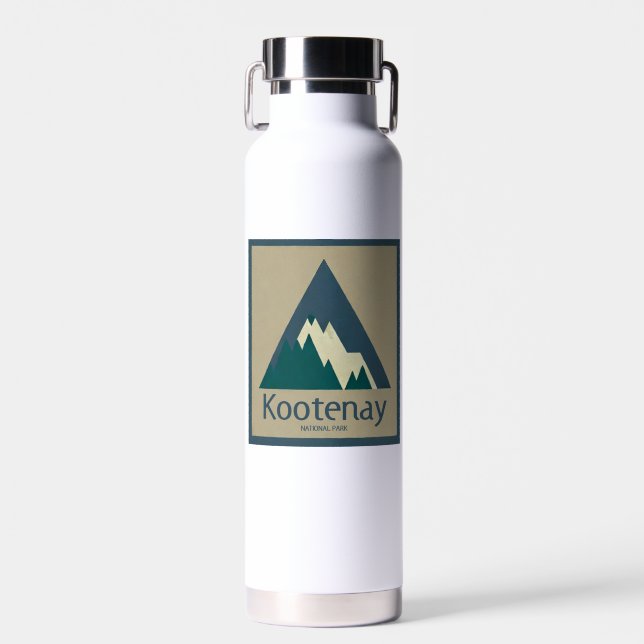 Botella De Agua Rústico del Parque Nacional de Kootenay (Delantero)