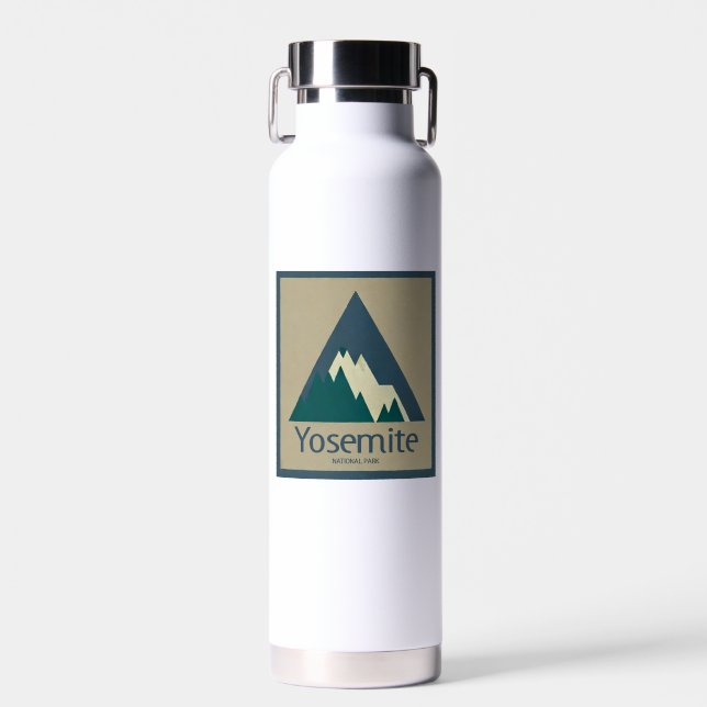 Botella De Agua Rústico Parque Nacional Yosemite (Delantero)