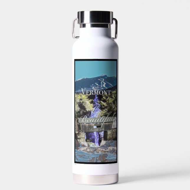 Botella De Agua Ruta 100, Vermont (Delantero)