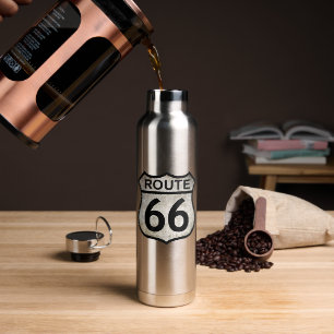 Botella De Agua Ruta 66 Frasco de Agua Aislada