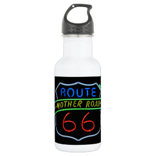 Botella De Agua Ruta 66, La carretera madre, Rótulo neón