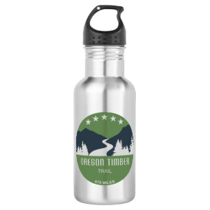 Botella De Agua Ruta de la madera de Oregon