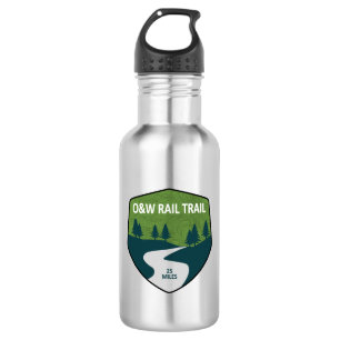 Botella De Agua Ruta de tren de O&W