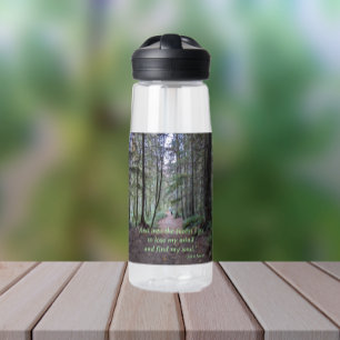 Botella De Agua Ruta forestal cita a John Muir