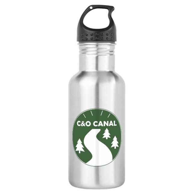 Botella De Agua Ruta hacia el canal de C&O (Anverso)