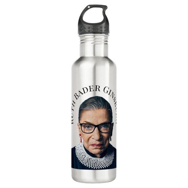 Botella De Agua Ruth Bader Ginsburg (Anverso)