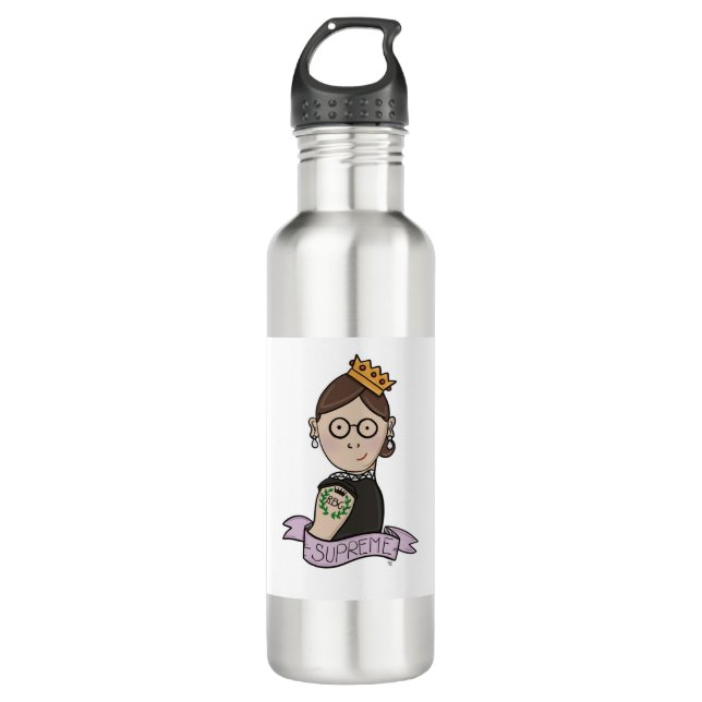 Botella De Agua Ruth Bader Ginsburg, RBG notorio (Anverso)