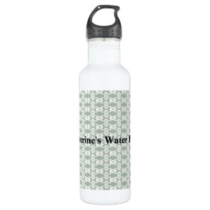 Botella De Agua Sage Green Damask