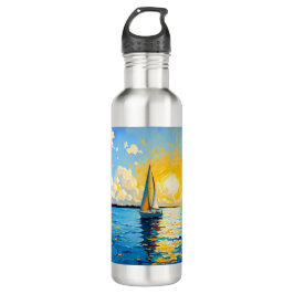 Botella De Agua Sailboat at Sunset