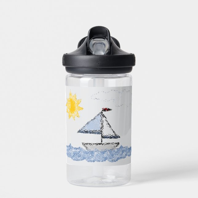 Botella De Agua Sailboat Boats (Delante)