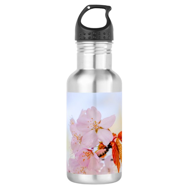 Botella De Agua Sakura - Flor de cerezo japonesa (Anverso)