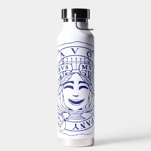 Botella de agua salada arco iris
