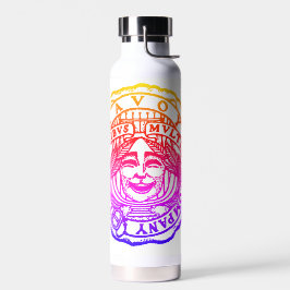 Botella de agua salada arco iris