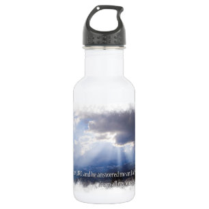Botella De Agua Salmos 34:4 a la luz