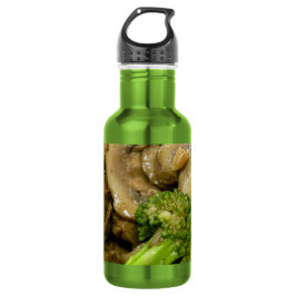 Botella De Agua Salteado de ternera, brócoli y champiñones