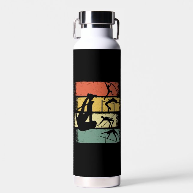 Botella De Agua Salto con Pértiga Retro  (Delantero)