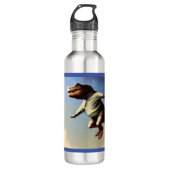 Botella De Agua Salto de T Rex (Anverso)