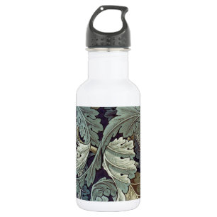 Botella De Agua Saltos de fondo de William Morris Acanthus