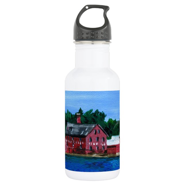 Botella De Agua Saludos desde Gloucester, MAMÁES (Anverso)