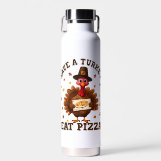 Botella De Agua Salva un Pavo, Come Pizza – Pizza Divertida de Acc
