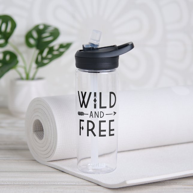 Botella De Agua Salvaje y libre (Yoga)