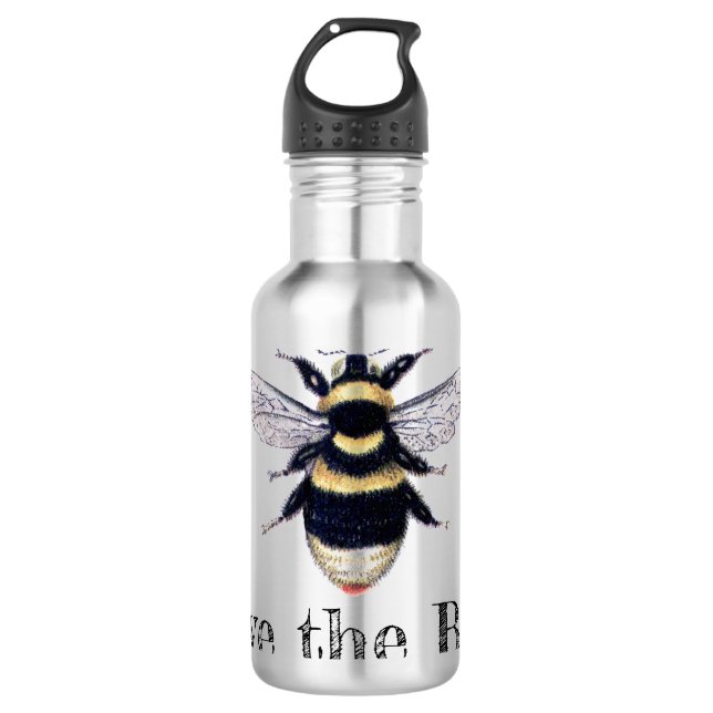 Botella De Agua Salvar a las abejas (Anverso)
