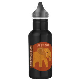 Botella De Agua Salvar a los elefantes asiáticos