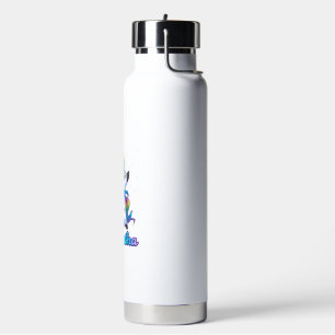 Botella De Agua SAMANTHA Nombre Personalizado Unicornio Arcoíris P