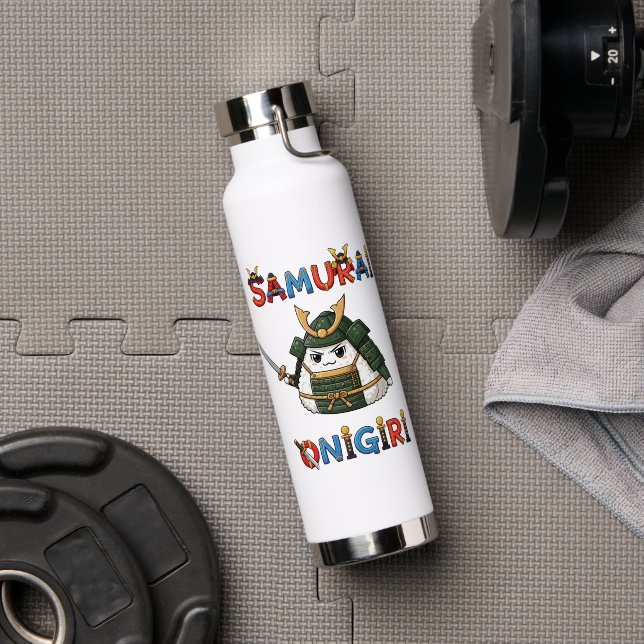 Botella De Agua Samurai Onigiri (Gimnasio (girado))