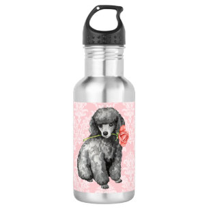 Botella De Agua San Valentín Rosa en miniatura