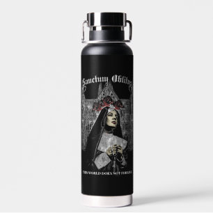 Botella De Agua Sanctum Oblitus - Diseño de Calzado Gótico