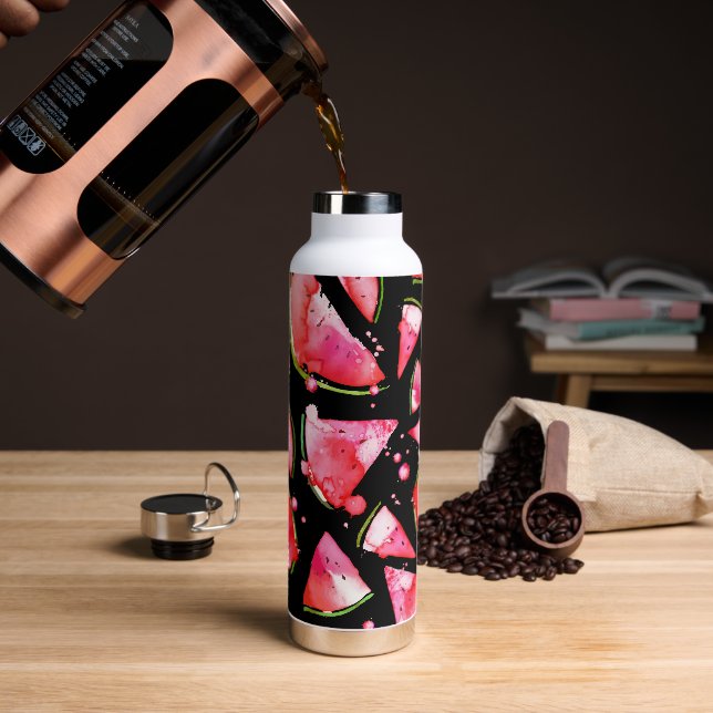 Botella De Agua sandía acuática 2 (Café)