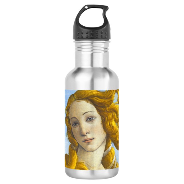 Botella De Agua Sandro Botticelli - Nacimiento de Venus Close-up (Anverso)