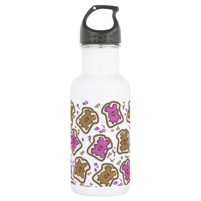Botella De Agua Sandwich de PBJ (Anverso)
