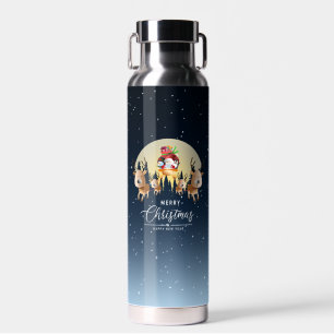 Botella De Agua Santa Claus está llegando