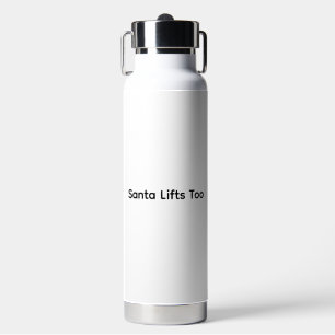 Botella De Agua Santa de Navidad Gimnasio