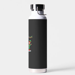 Botella De Agua Santa Elfo Unicornio Dabbing Navidad Niños Chicos 