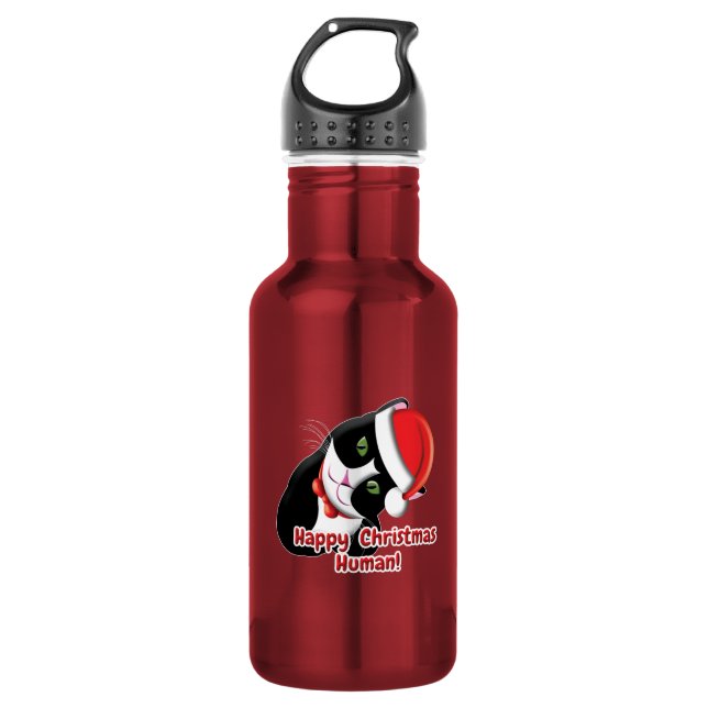 Botella De Agua Santa Gato (Anverso)