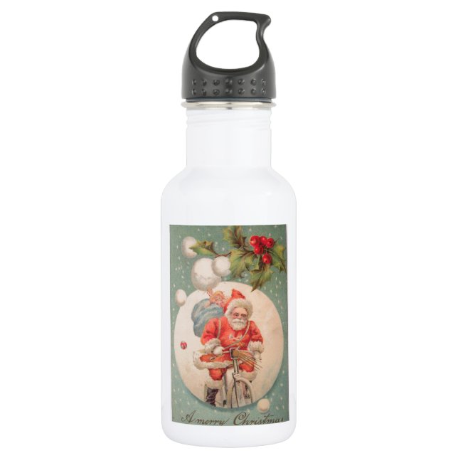 Botella De Agua Santa sobre Bicylce (Anverso)