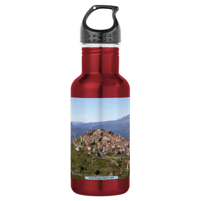 Botella De Agua Santuario Druida, Liguria, Italia (Anverso)