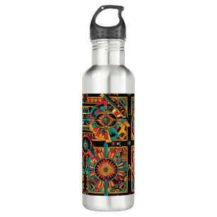 Botella De Agua Sapphire encantado "Aztec Dream" 710ml Agua Acero