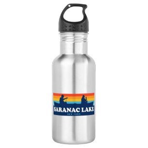 Botella De Agua Saranac Lake New York Canoe