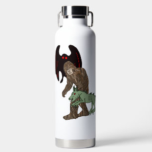 Botella De Agua Sasquatch, Chupacabra y Mothman