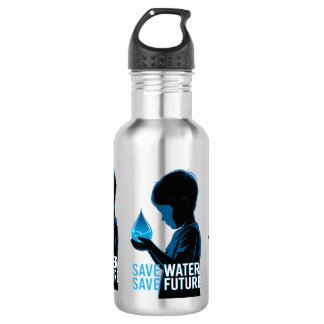 Botella De Agua Save Water Save Future
