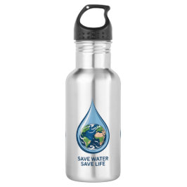 Botella De Agua Save Water Save Life
